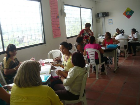 En reuniones de la Comunidad de Aprendizaje